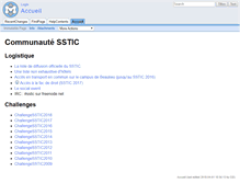 Tablet Screenshot of communaute.sstic.org